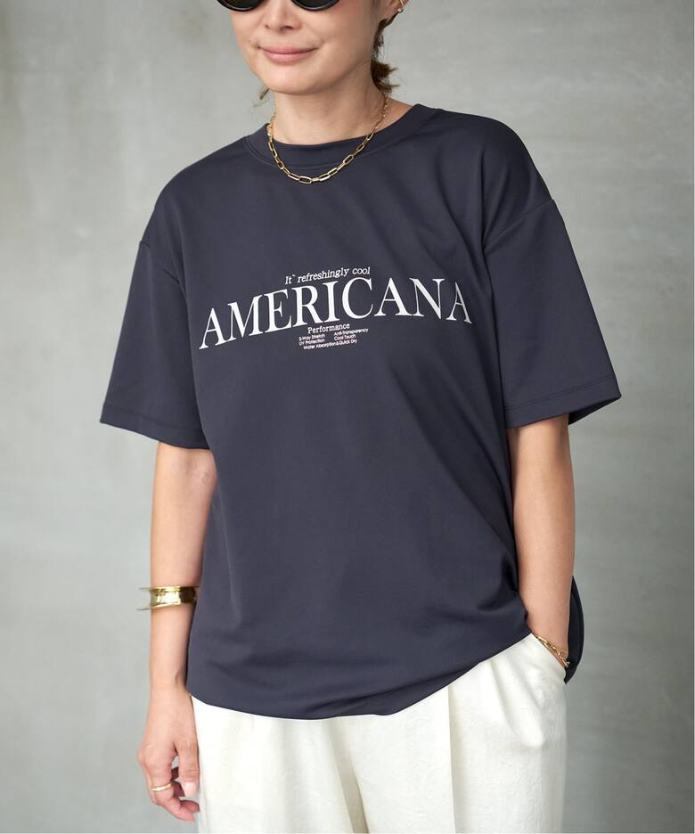 AMERICANA/アメリカーナ】COOL TEE（Tシャツ／カットソー）｜Deuxieme 