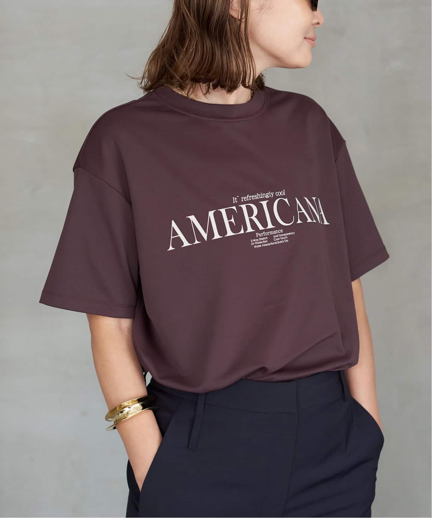 予約》【AMERICANA/アメリカーナ】COOL TEE（Tシャツ