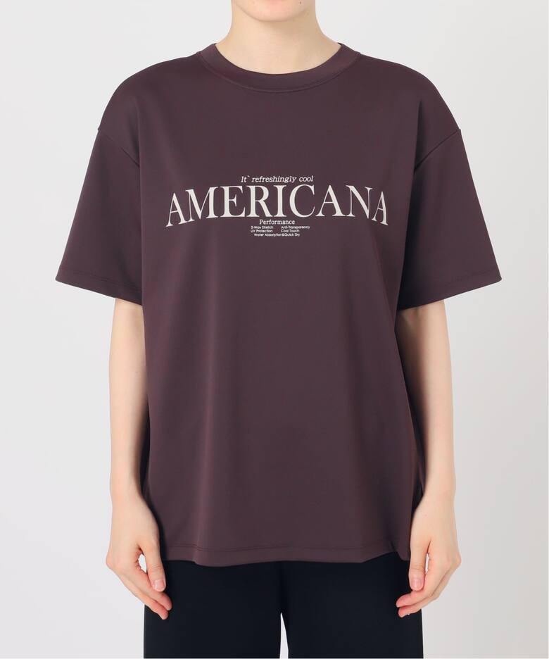 AMERICANA/アメリカーナ】COOL TEE（Tシャツ／カットソー）｜Deuxieme 