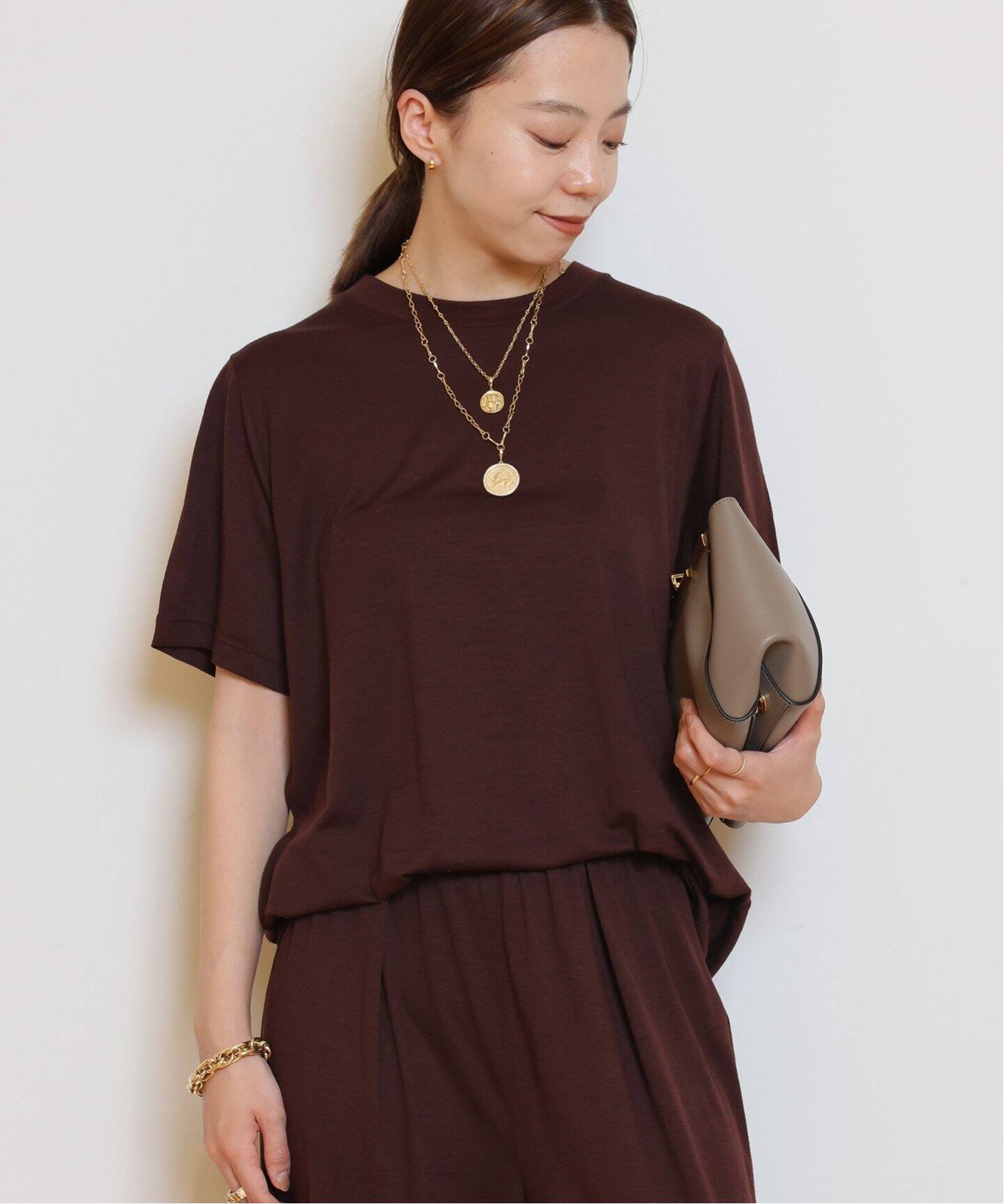 Prime wool jersey Tシャツ（Tシャツ／カットソー）｜MUSE de Deuxieme  