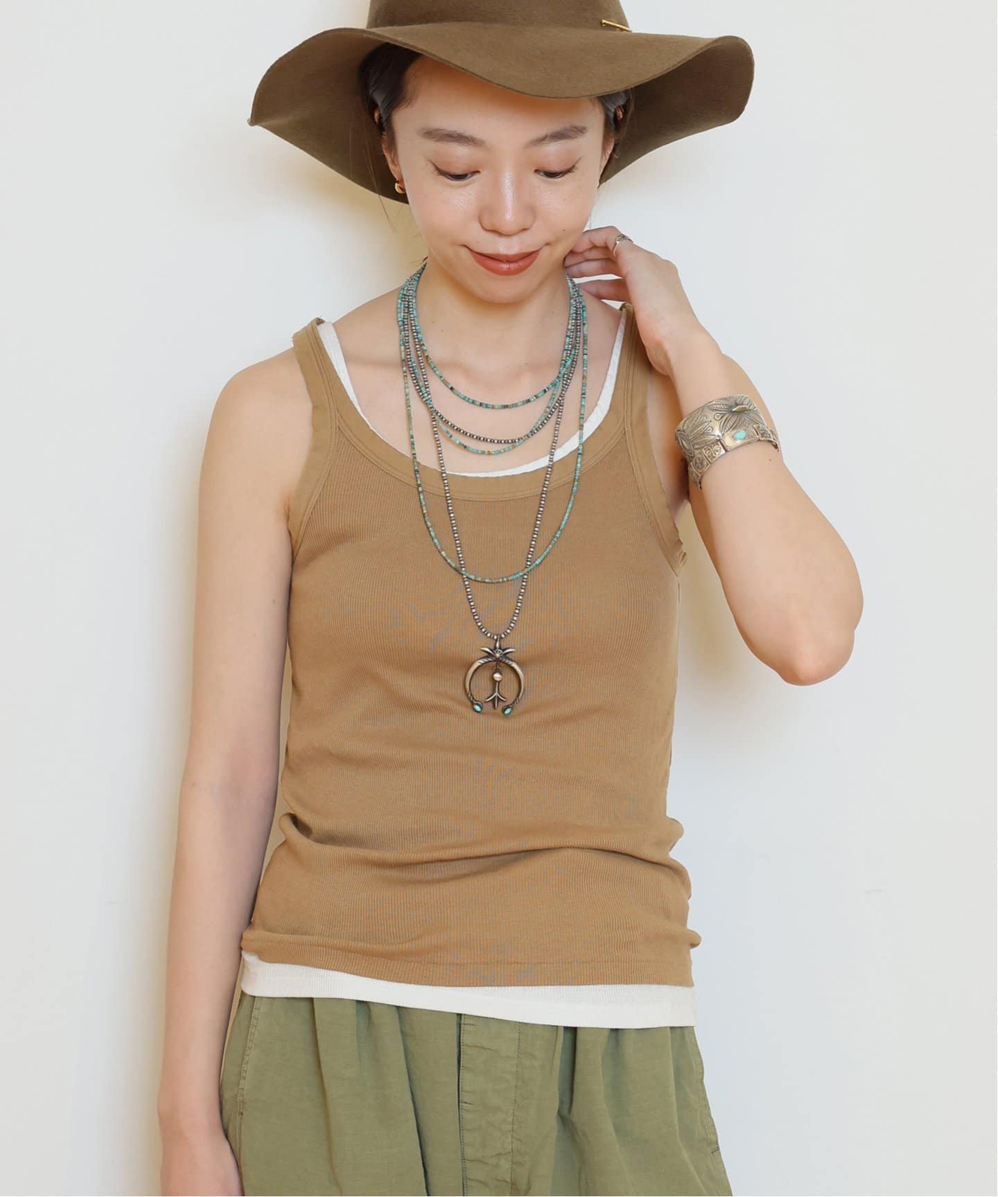 SHEERNESS RIB タンクトップ（タンクトップ）｜MUSE de Deuxieme