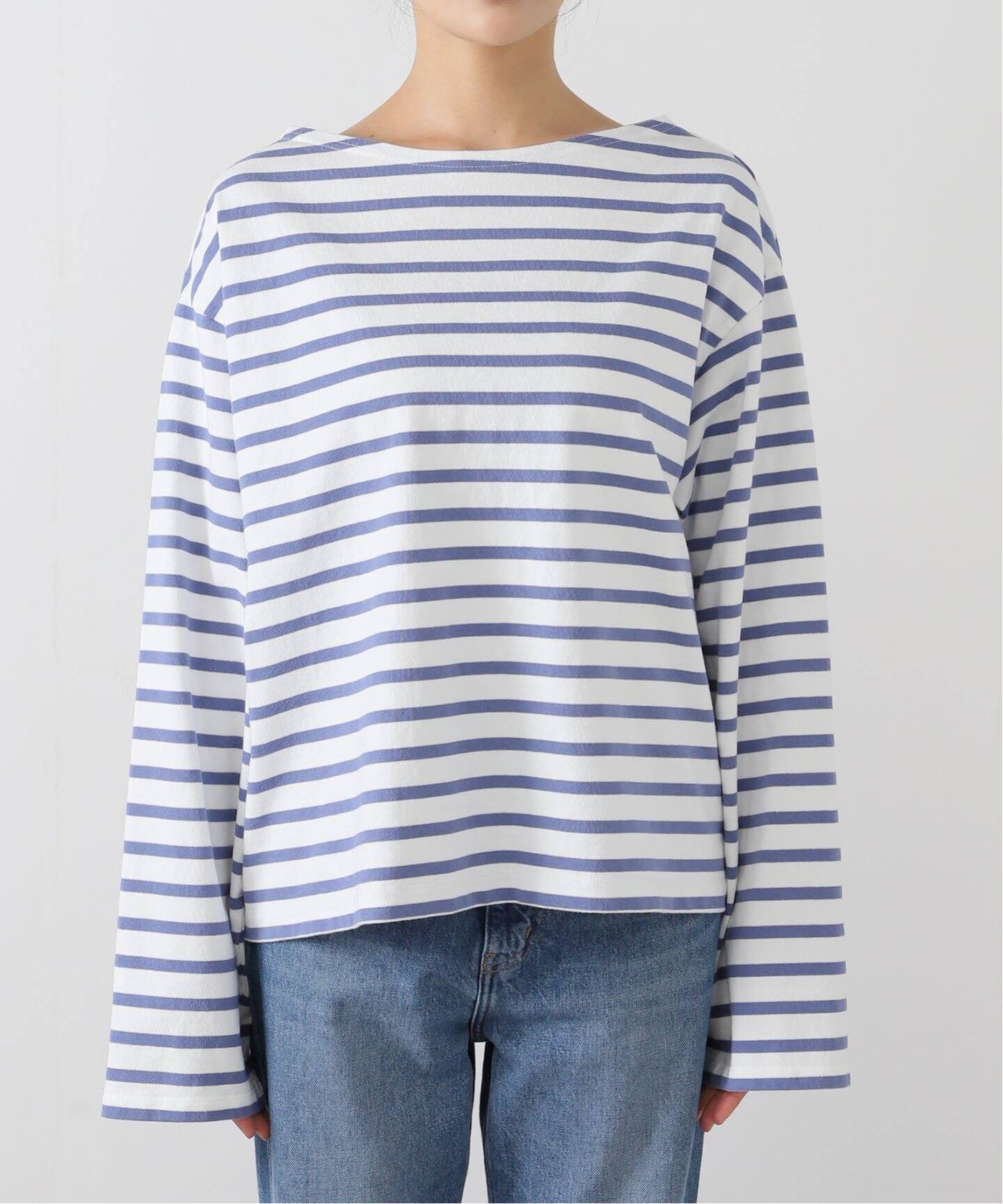 MUSE Deuxieme Classe HAZYBORDER プルオーバー HAZYBORDER プルオーバーのコーディネートスナップ（MUSE
