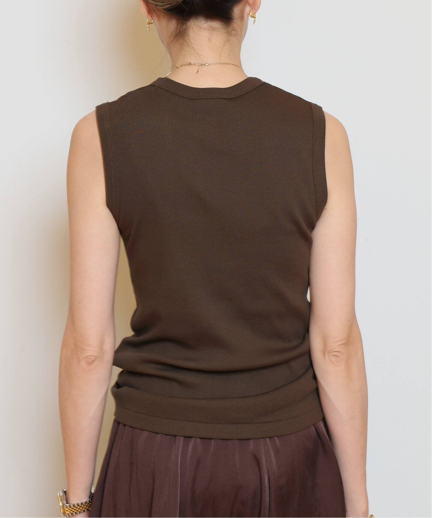 dignity sleeveless プルオーバー リブタンク dignity sleeveless プルオーバー リブタンク