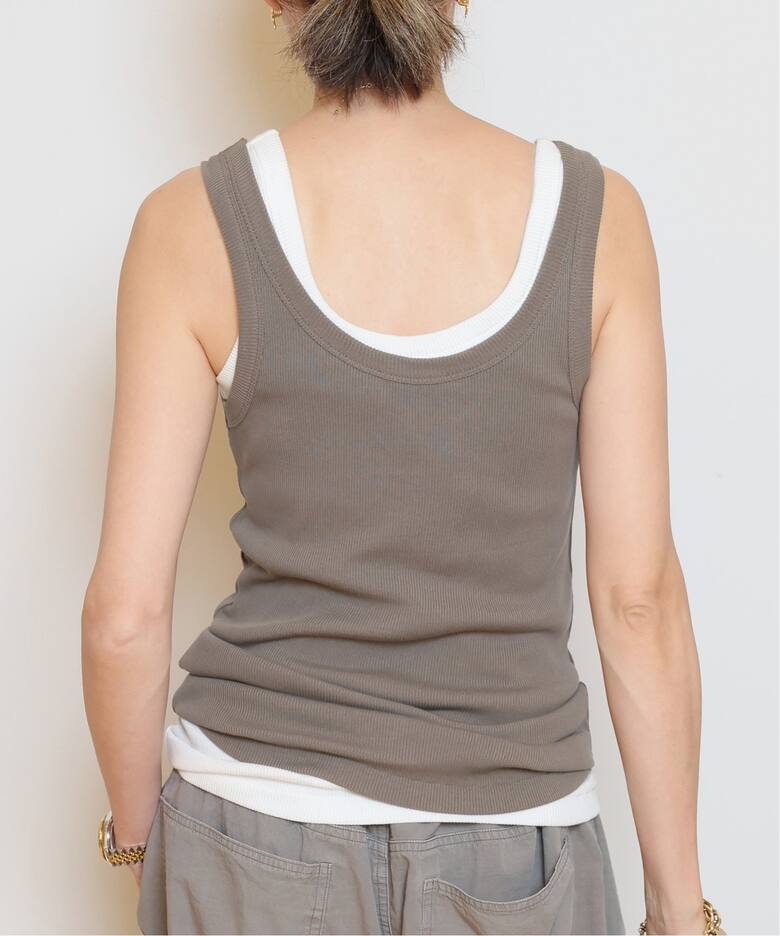 追加 rib タンクトップ（タンクトップ）｜MUSE de Deuxieme Classe  
