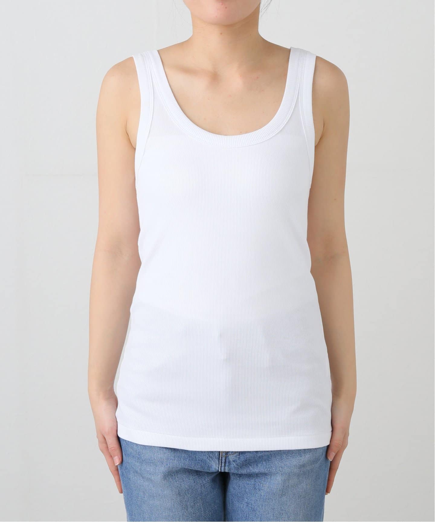 追加 rib タンクトップ（タンクトップ）｜MUSE de Deuxieme Classe