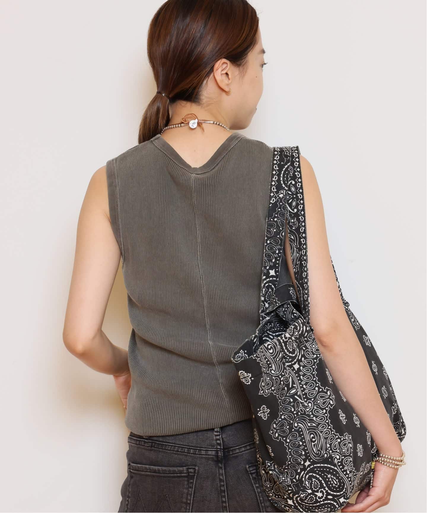 【美品】DEUXIEME CLASSE Vintage ノースリーブTシャツ Vintage ノースリーブ Tシャツ（Tシャツ／カットソー