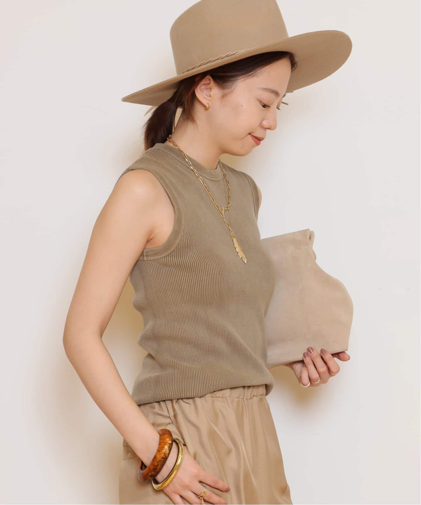 ドゥーズィエムクラス beauty トップス カットソー ノースリーブ Deuxieme Classe（ドゥーズィエムクラス） tシャツ *Vintage