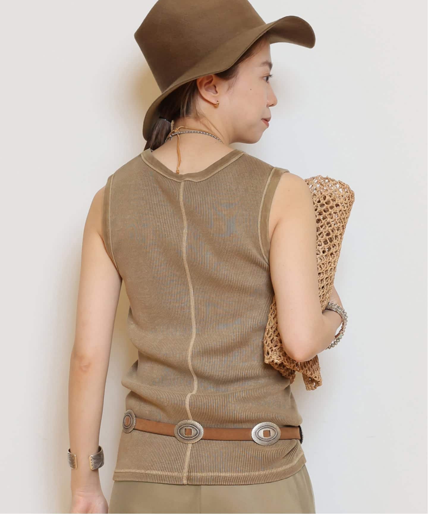 【美品】DEUXIEME CLASSE Vintage ノースリーブTシャツ Vintage ノースリーブ Tシャツ（Tシャツ／カットソー