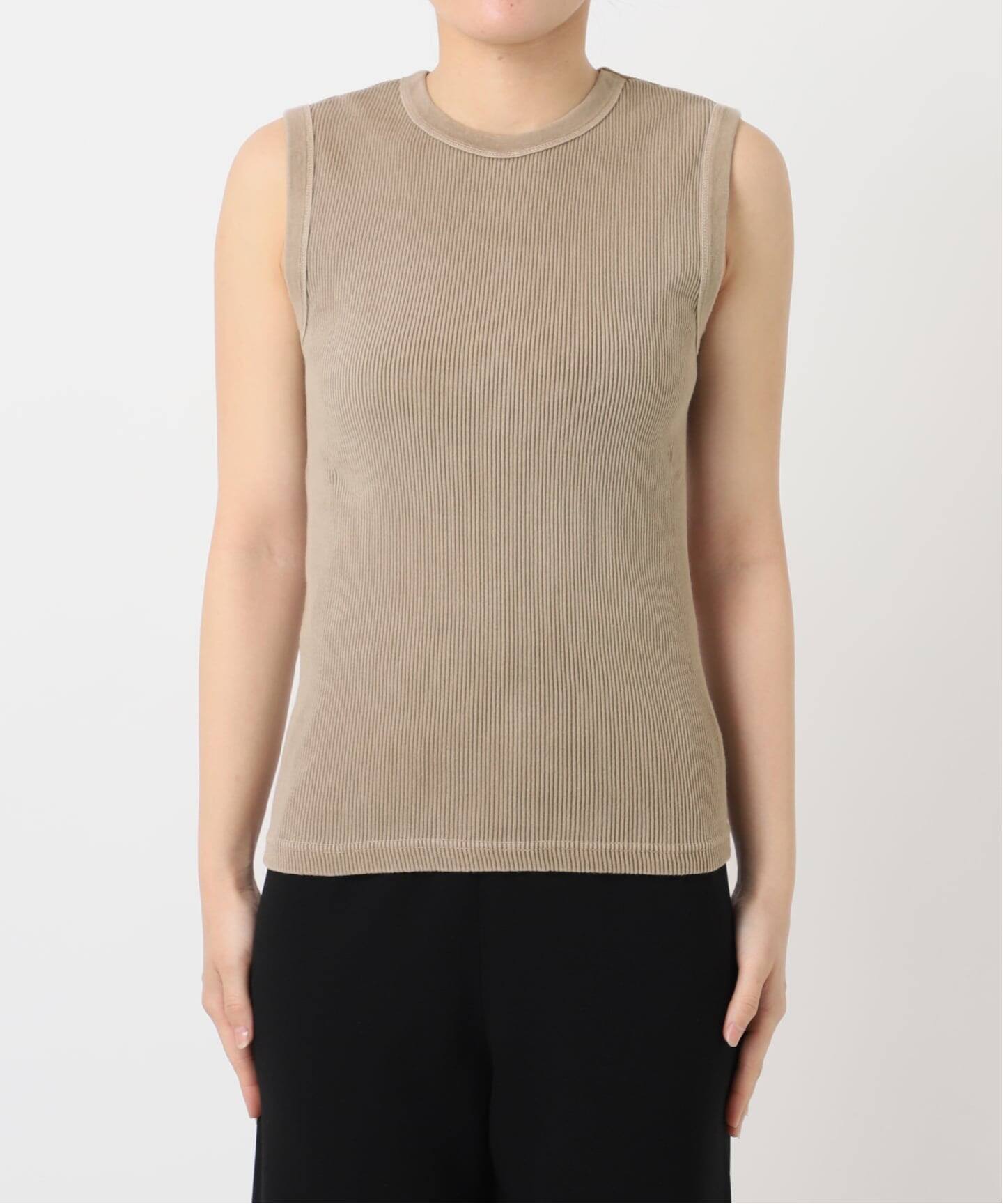 deuxieme classe ノースリーブ　トップス　極美品‼️ セール】EVERYDAY I LIKE. RIB ノースリーブ プルオーバー