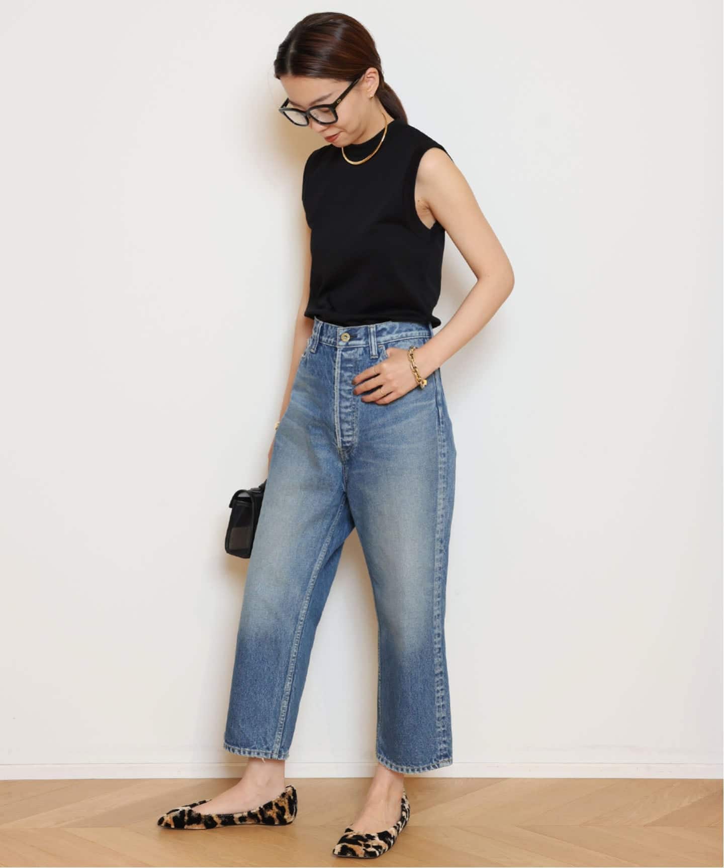 MADISONBLUE/マディソンブルー】CREW NECK SLEEVELESS Tシャツ（T