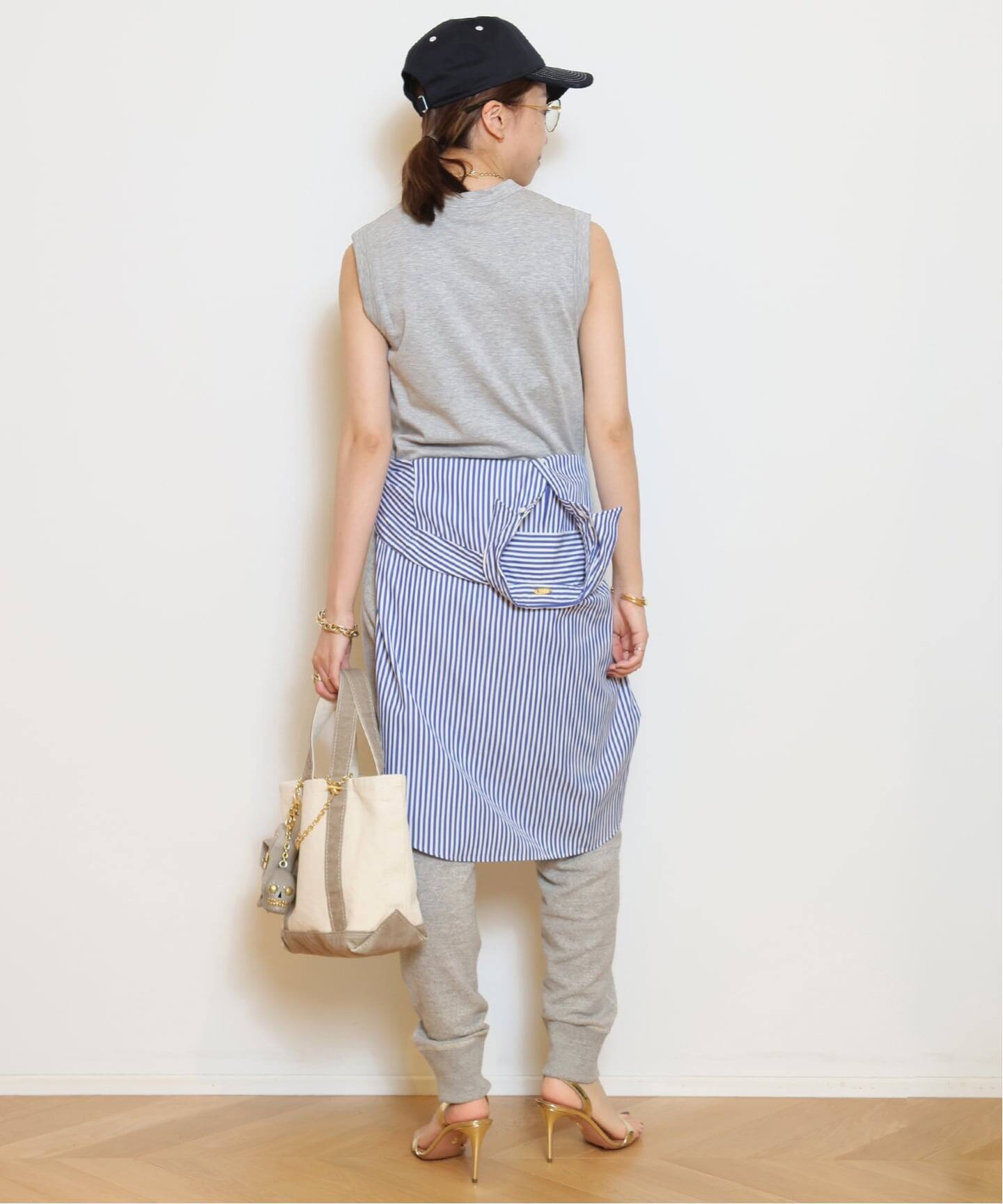 MADISONBLUE/マディソンブルー】CREW NECK SLEEVELESS Tシャツ（T