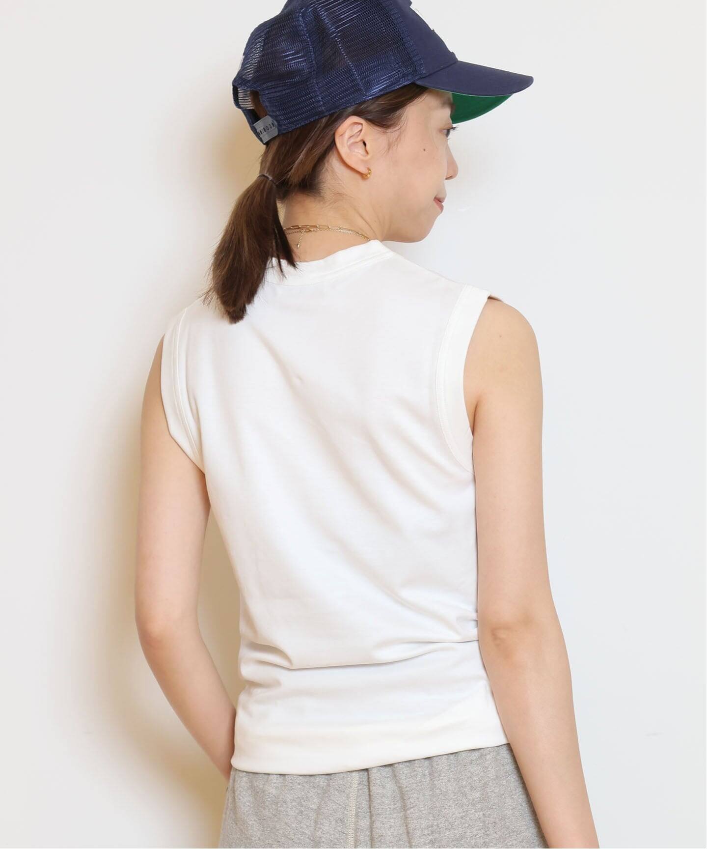 MADISONBLUE/マディソンブルー】CREW NECK SLEEVELESS Tシャツ（T