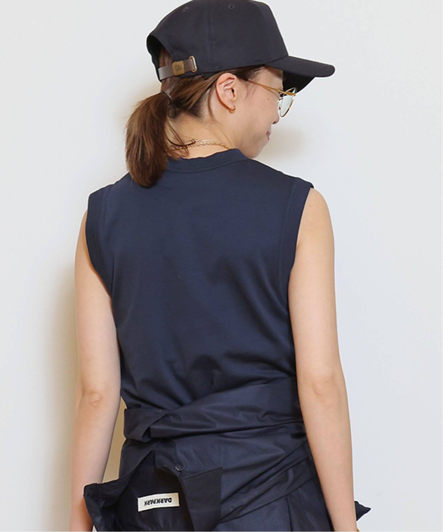 MADISONBLUE/マディソンブルー】CREW NECK SLEEVELESS Tシャツ（T