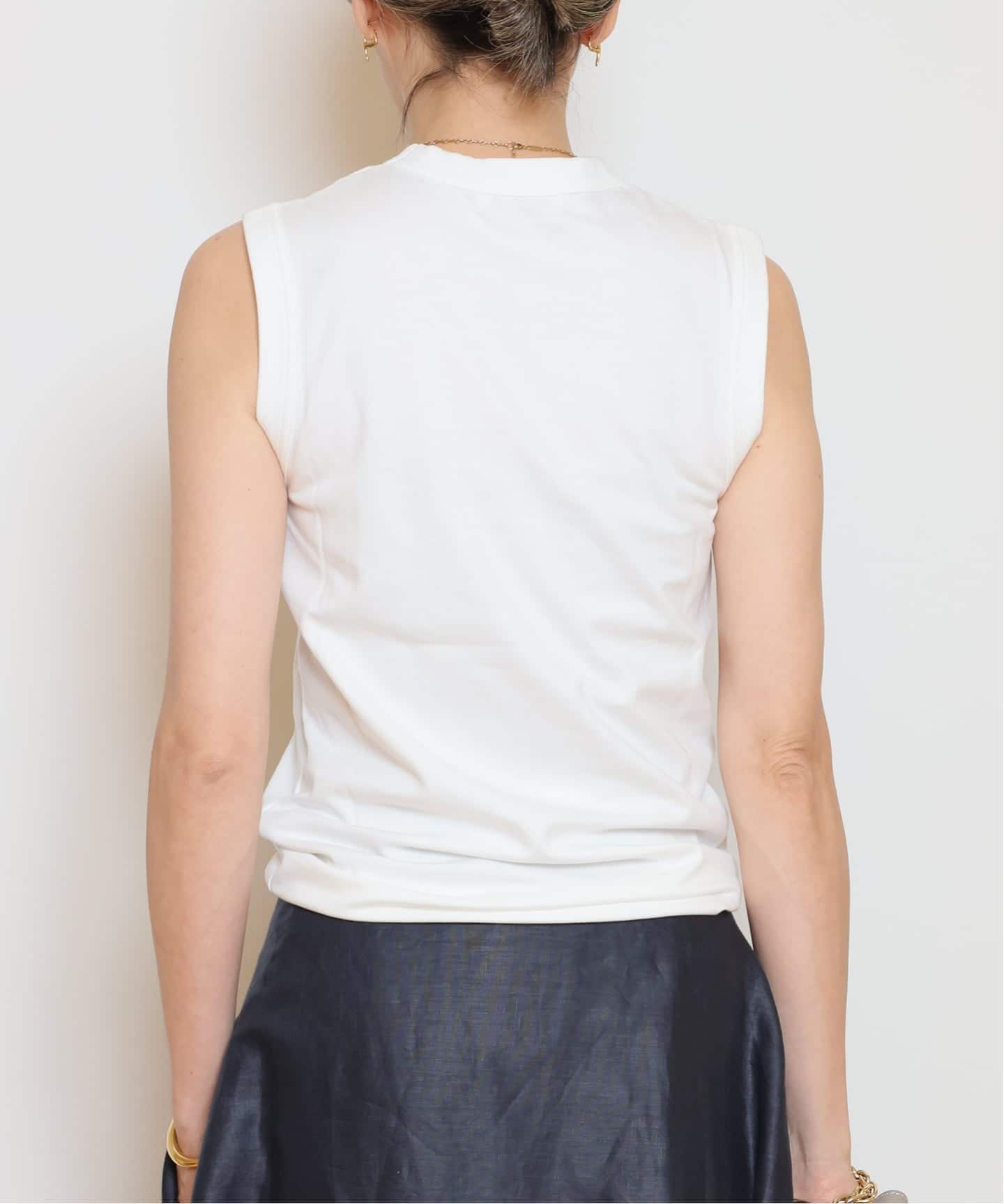 MADISONBLUE/マディソンブルー】CREW NECK SLEEVELESS Tシャツ（T