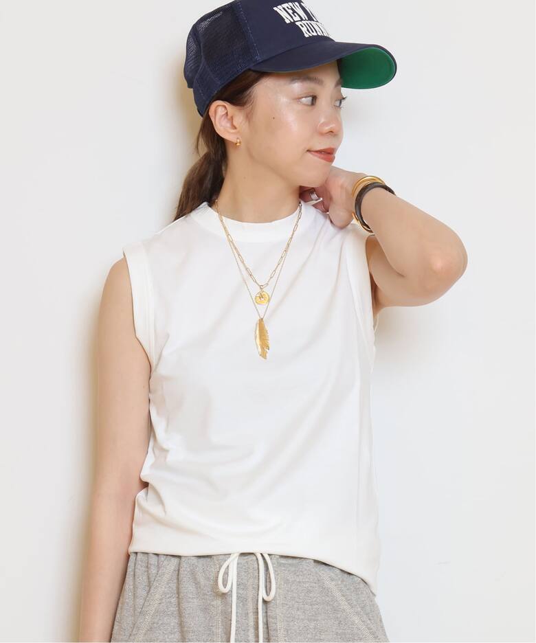 MADISONBLUE/マディソンブルー】CREW NECK SLEEVELESS Tシャツ（T 