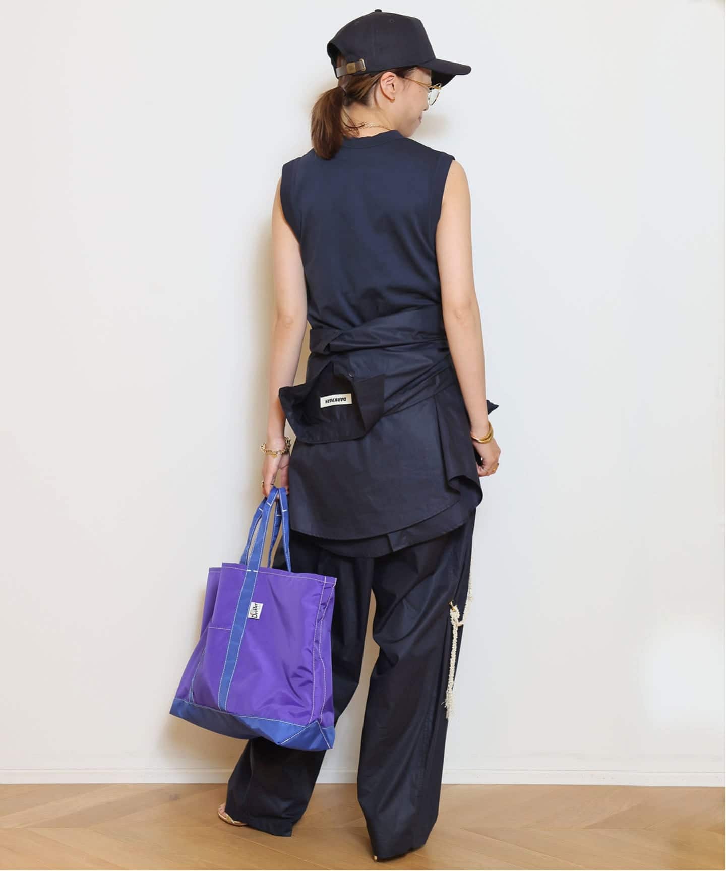 Deuxieme Classe MADISONBLUE ノースリーブ Tシャツ MADISONBLUE/マディソンブルー】CREW NECK SLEEVELESS Tシャツ（T