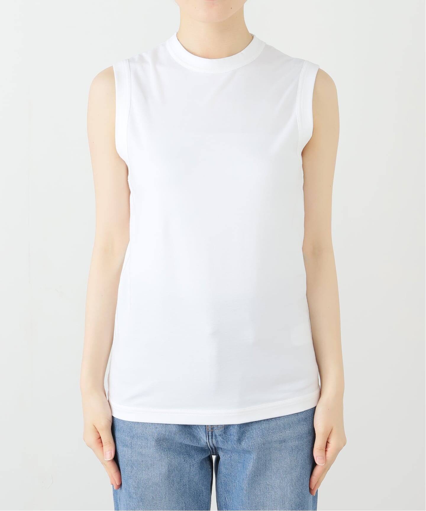 Tシャツ(半袖/袖なし) MADISONBLUE CREW NECK SLEEVELESS T MADISONBLUE/マディソンブルー】CREW NECK SLEEVELESS Tシャツ（T