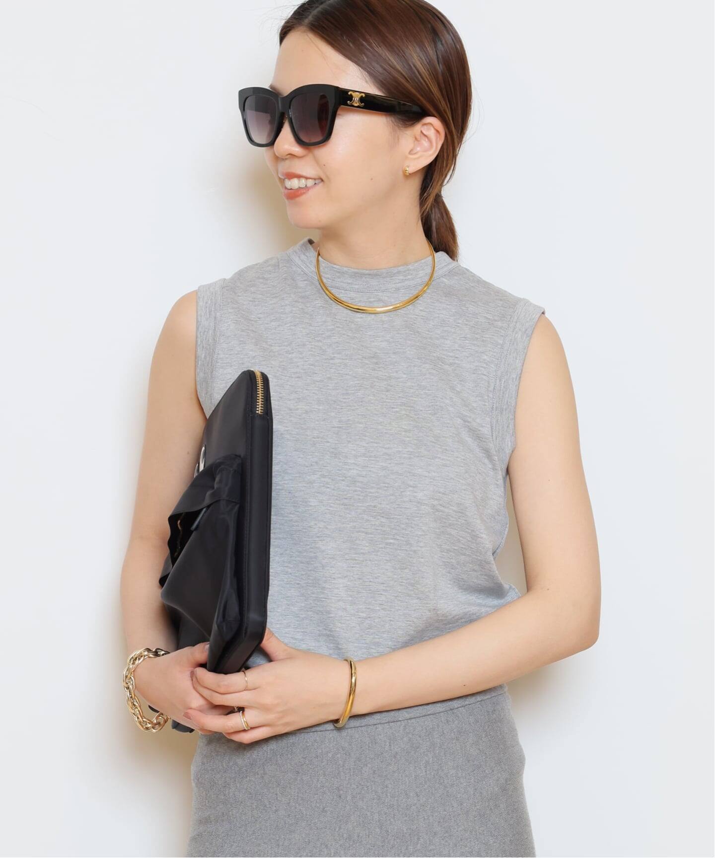 MADISONBLUE/マディソンブルー】CREW NECK SLEEVELESS Tシャツ（T 
