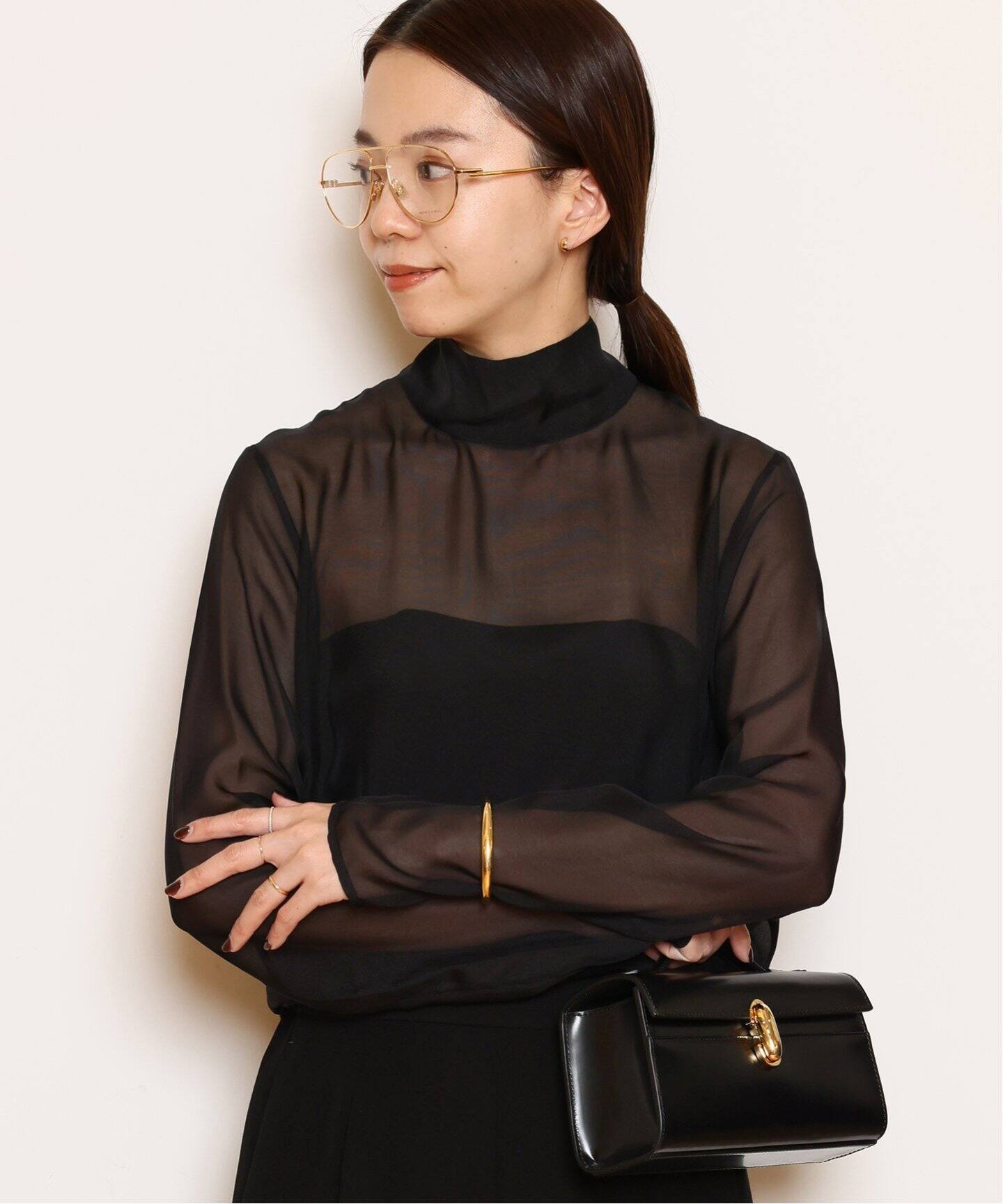 LA COLLECTION/ラコレクション】 SHEER ブラウス（シャツ