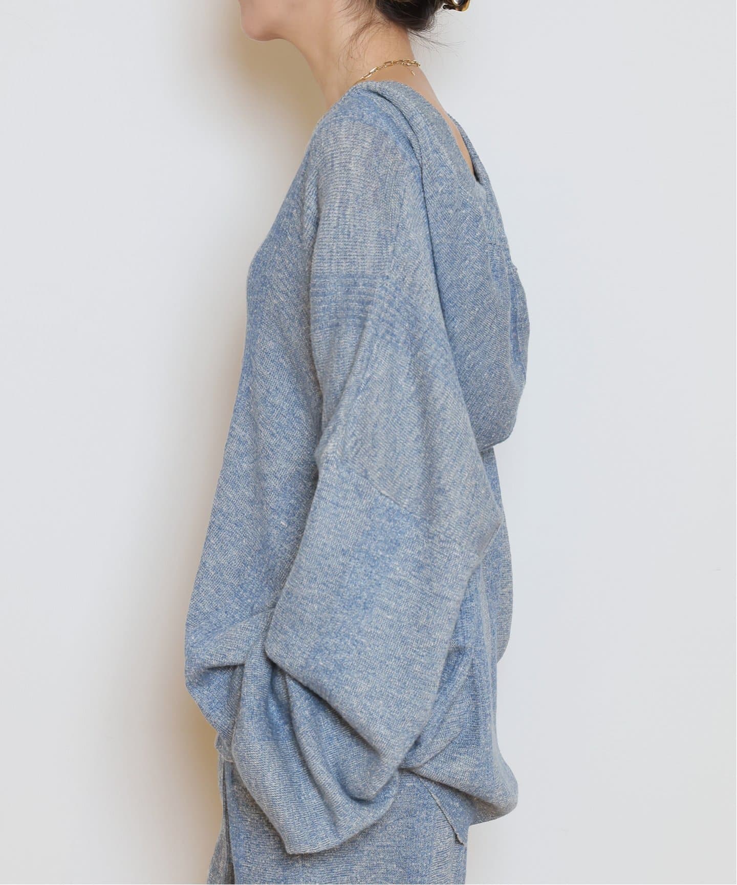メゾンマルジェラ　フルジップ　ニットパーカー MAISON MARGIELA/メゾン マルジェラ】HOOD SWEAT ニット