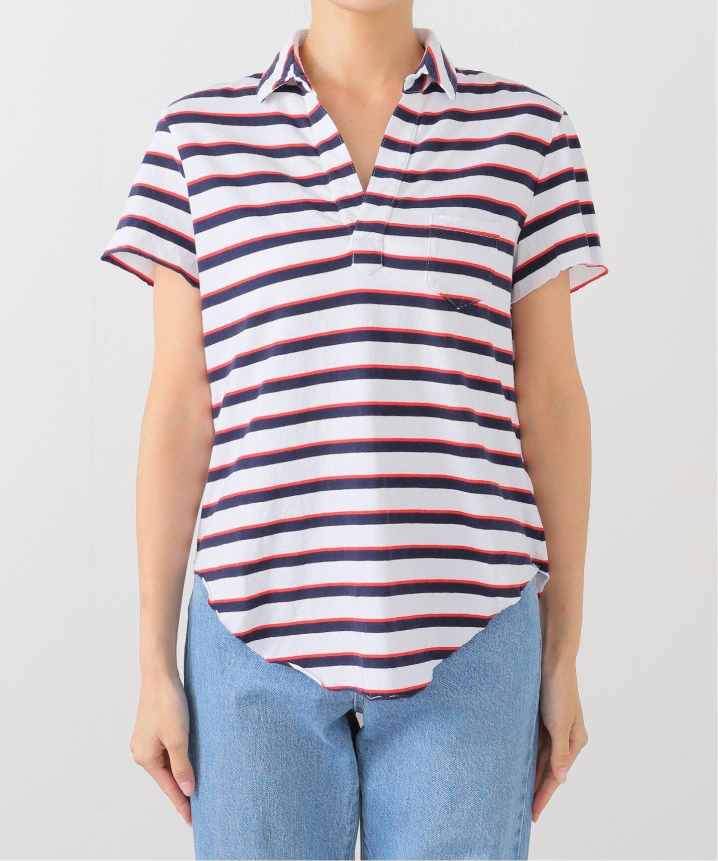 MUSE購入【フランクアンドアイリーン】BORDER POLOシャツ FRANK&EILEEN/フランクアンドアイリーン】BORDER POLO シャツ
