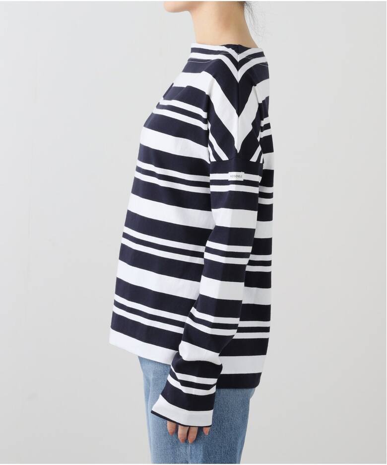 MADISONBLUE/マディソンブルー】 MARINE BORDER B/N L/S Tシャツ（T  