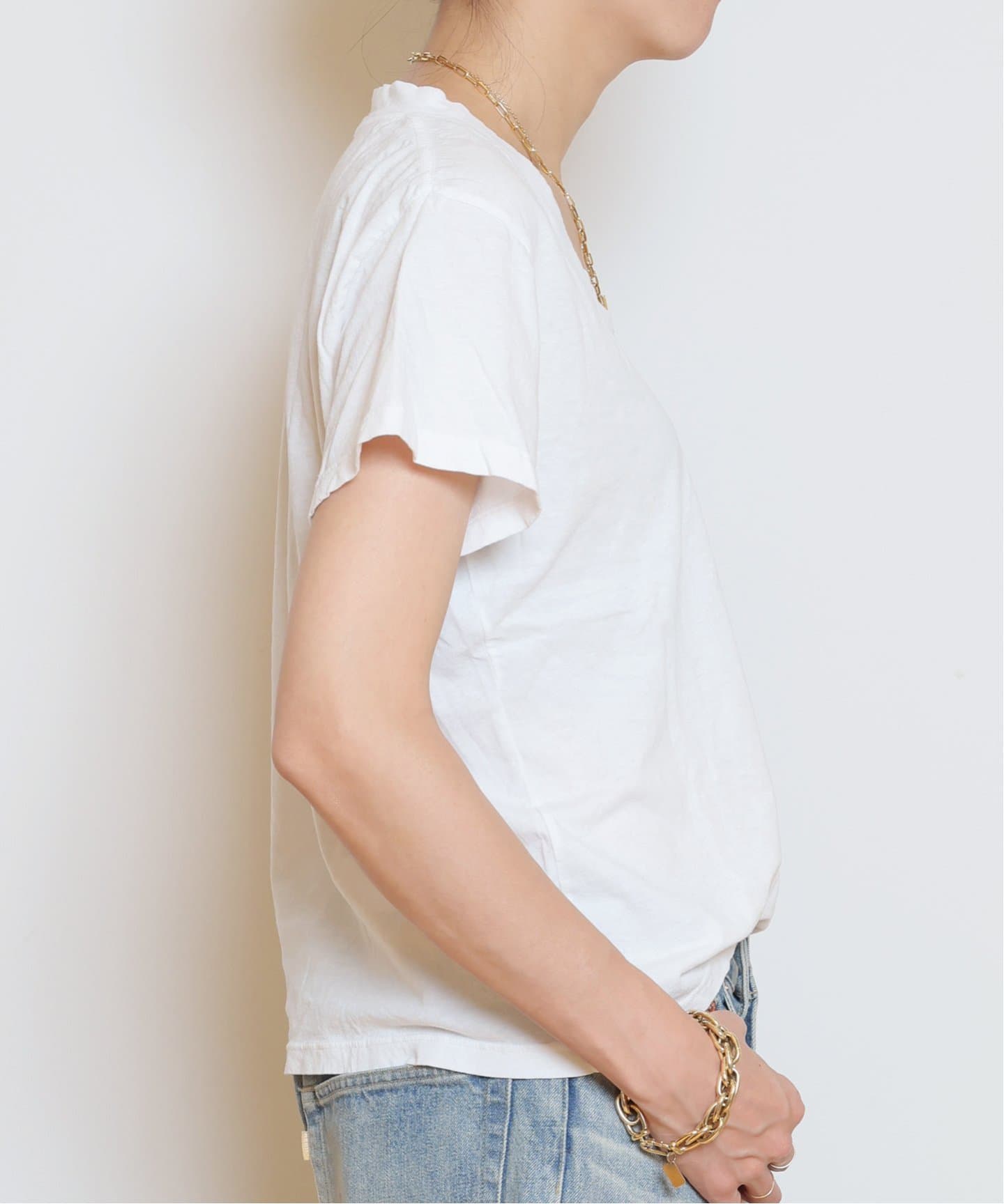PERFECT WHITE TEE/パーフェクトホワイトティー】 Vネック T