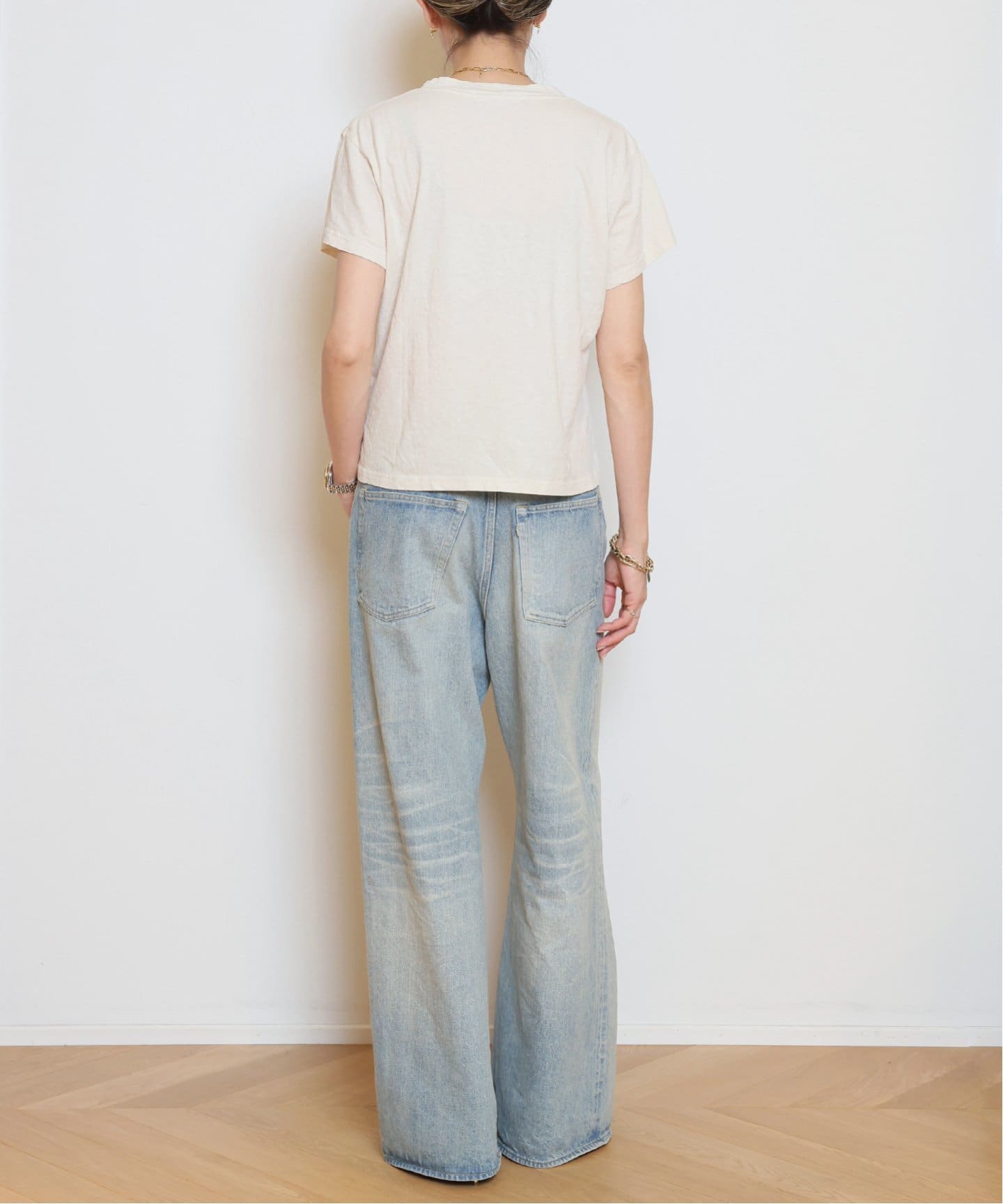 PERFECT WHITE TEE/パーフェクトホワイトティー】 Vネック Tシャツ（T