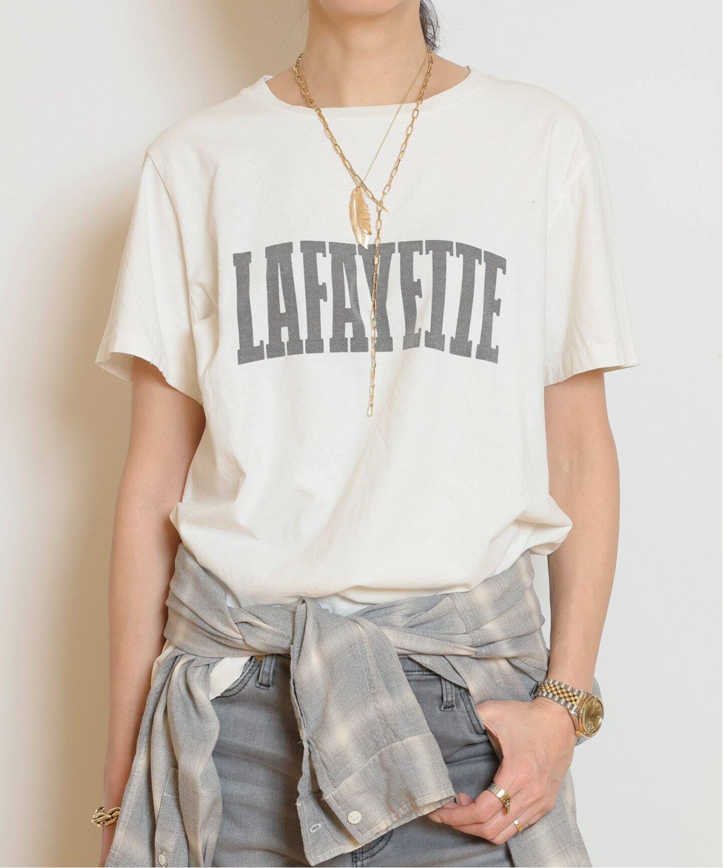 REMI RELIEF/レミレリーフ】LAFAYETTE Tシャツ（Tシャツ／カットソー  