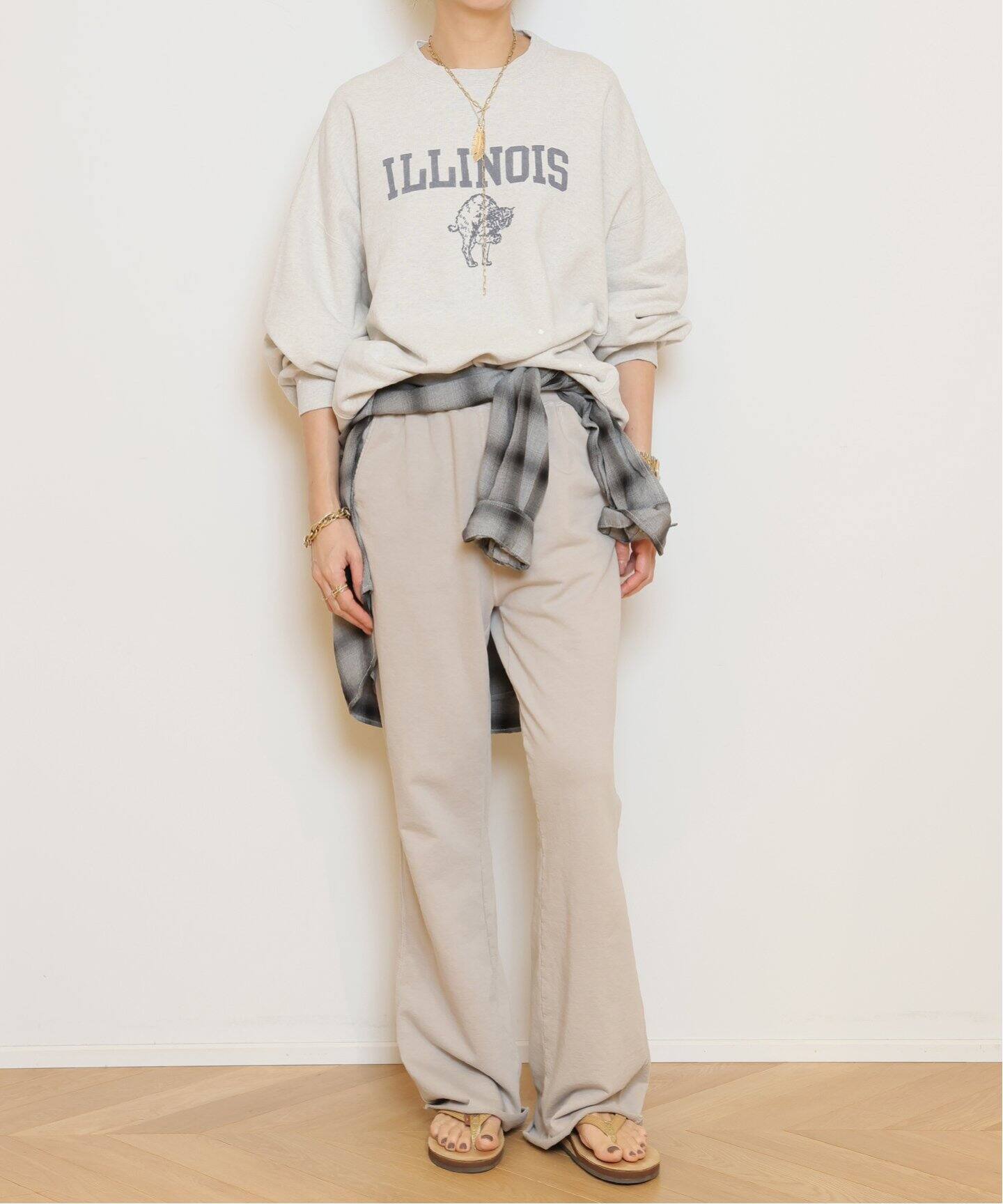 REMI RELIEF レミレリーフ ILLINOIS クルーネックプルオーバー 