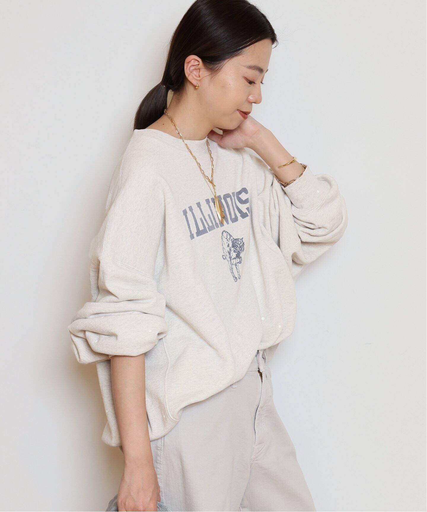 MUSE 【REMI RELIEF】ILLINOIS クルーネックプルオーバー 