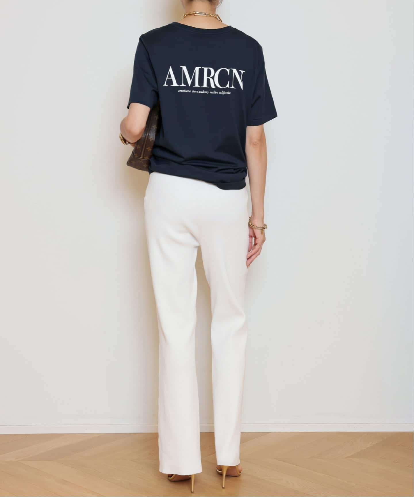 Deuxieme Classe americana　Tシャツ　バックロゴ 予約》【AMERICANA/アメリカーナ】BACK PRINT Tシャツ（Tシャツ