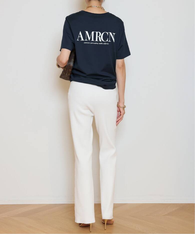 AMERICANA/アメリカーナ】BACK PRINT Tシャツ（Tシャツ／カットソー  