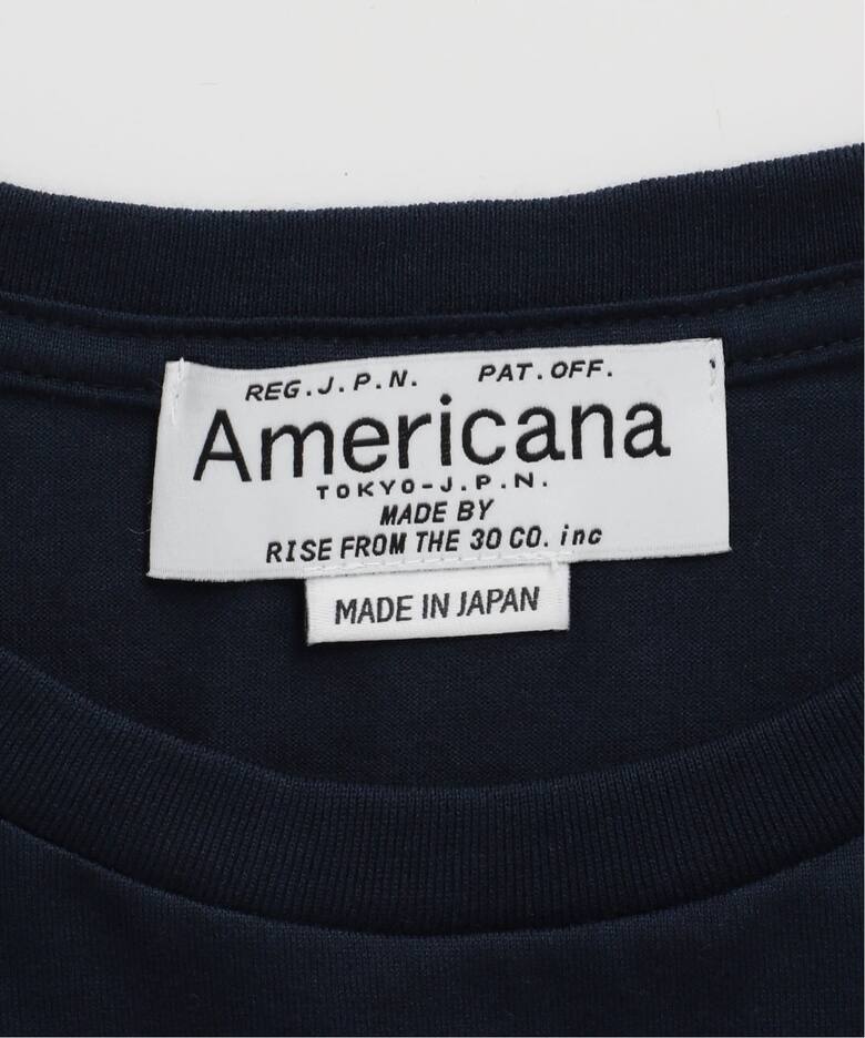 AMERICANA/アメリカーナ】BACK PRINT Tシャツ（Tシャツ／カットソー  