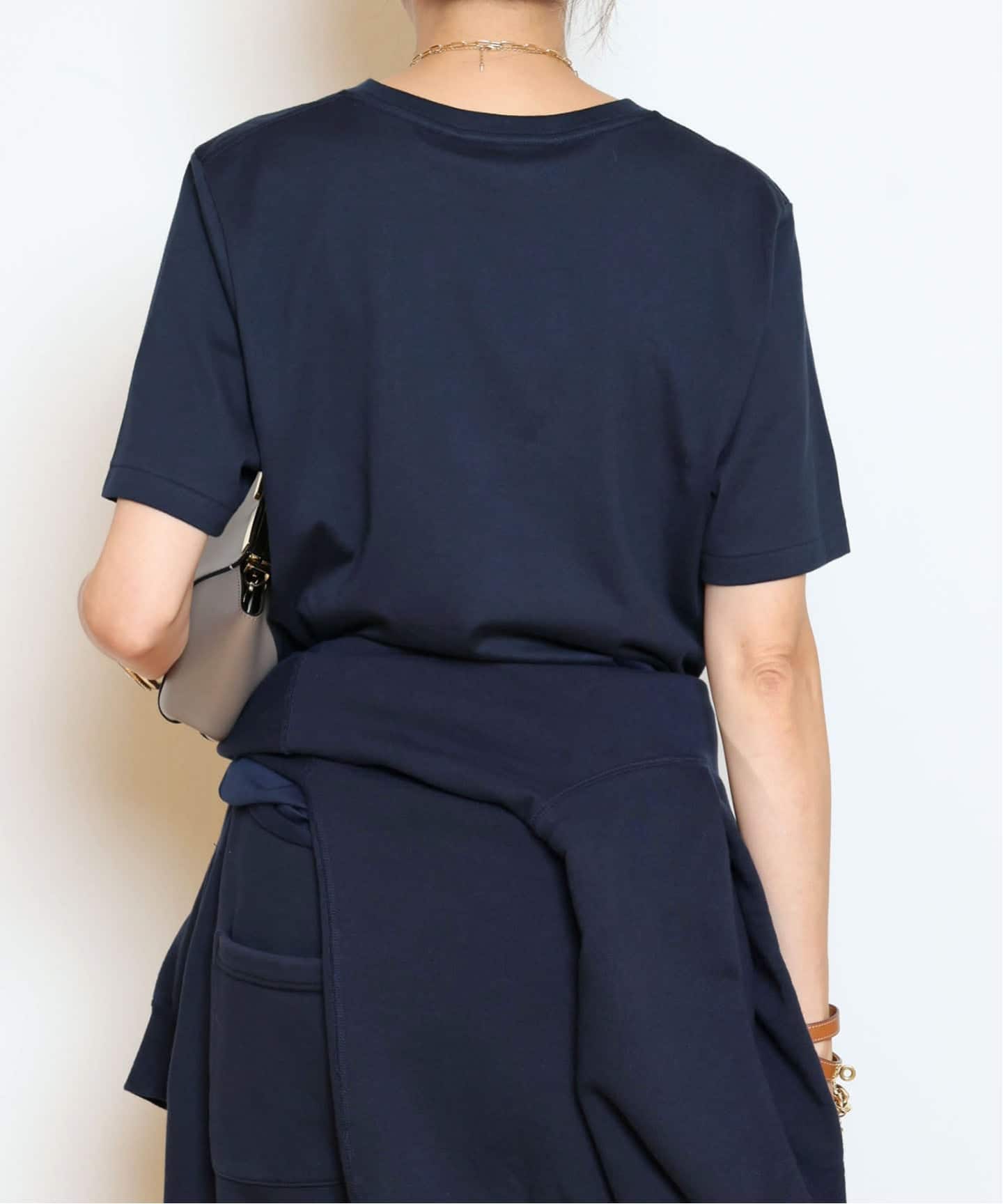 MUSE de Deucieme Classe 別注 アメリカーナ Tシャツ AMERICANA/アメリカーナ】 MESSAGE Tシャツ(NAVY)（Tシャツ