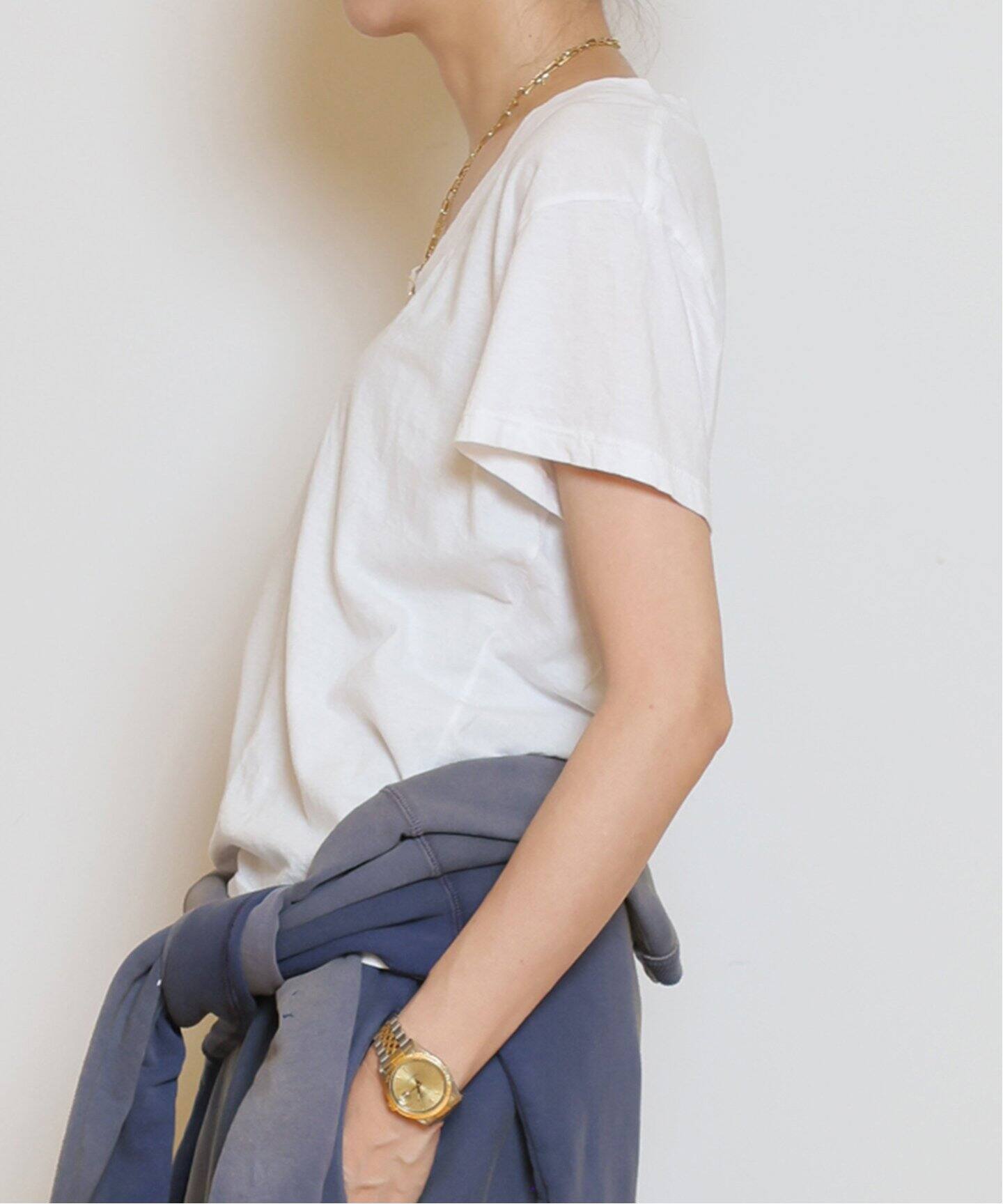 PERFECT WHITE TEE/パーフェクトホワイトティー】 Vネック T