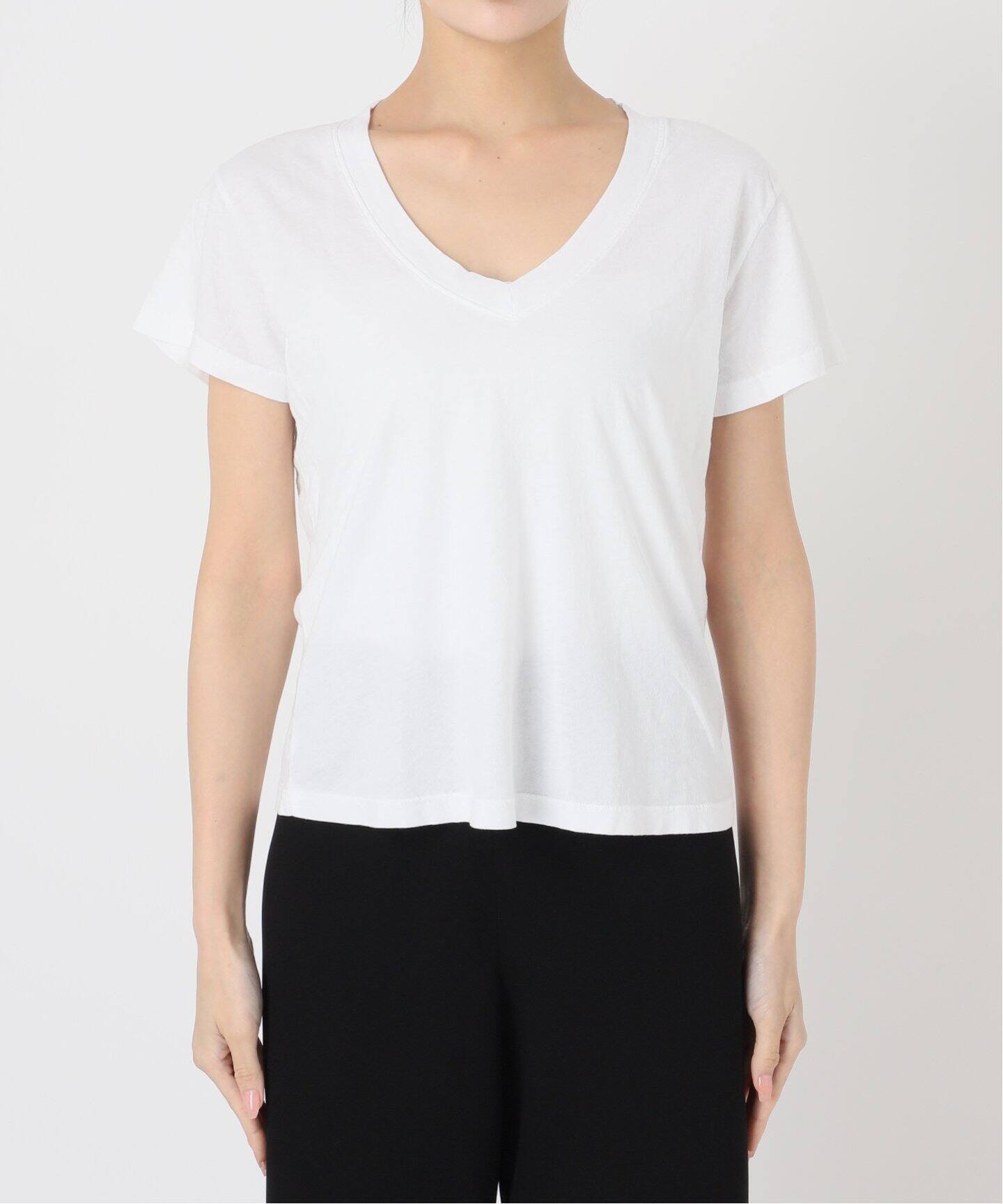 PERFECT WHITE TEE/パーフェクトホワイトティー】 Vネック Tシャツ（T 
