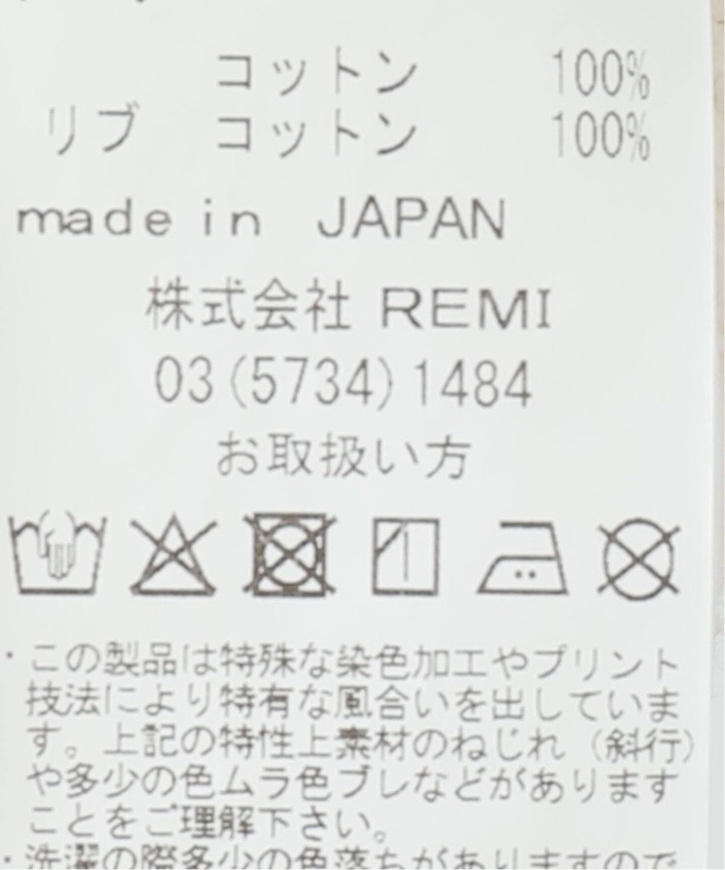 REMI RELIEF/レミレリーフ】UNCW クルーネック スウェット（スウェット
