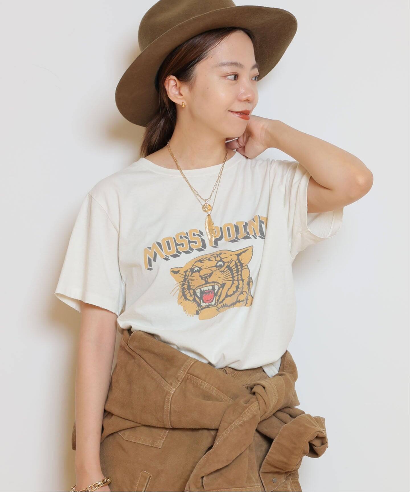 REMI RELIEF/レミレリーフ】MOSS PONT Tシャツ（Tシャツ／カットソー
