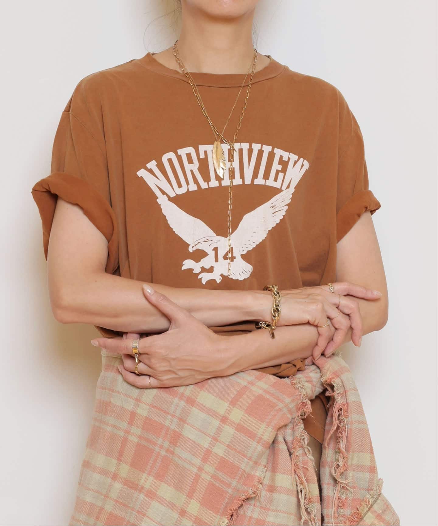 レミレリーフ NORTHVIEW 7ブソデTシャツ REMI RELIEF/レミレリーフ】 THE PLAY7ブソデTシャツ（Tシャツ