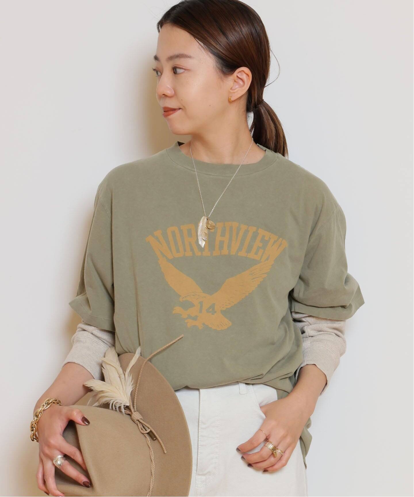REMI RELIEF/レミレリーフ】NORTHVIEW Tシャツ（Tシャツ／カットソー