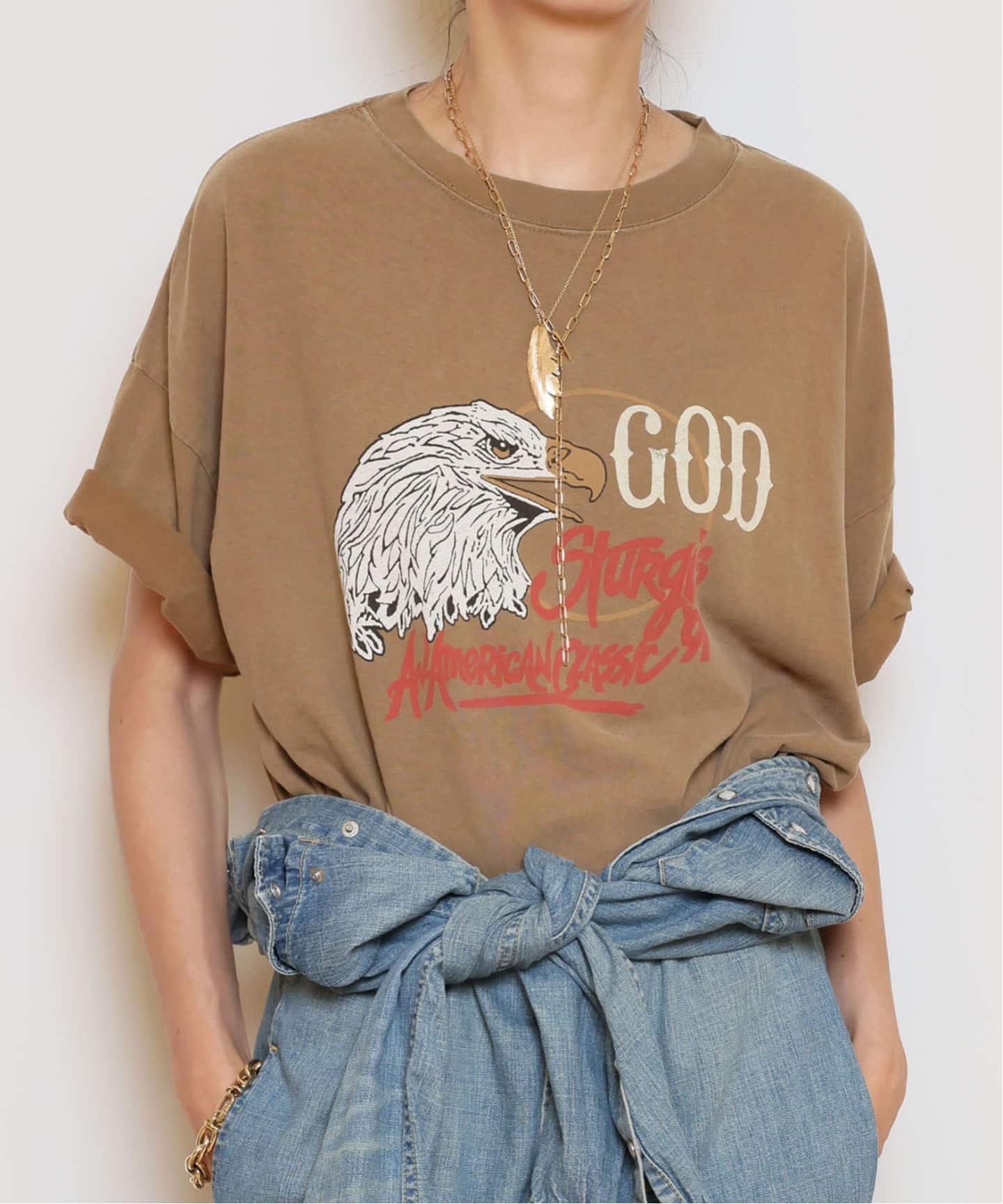 muse de deuxiemeclasse remirelief Tシャツ 予約》【REMI RELIEF/レミレリーフ】GOD Tシャツ（Tシャツ