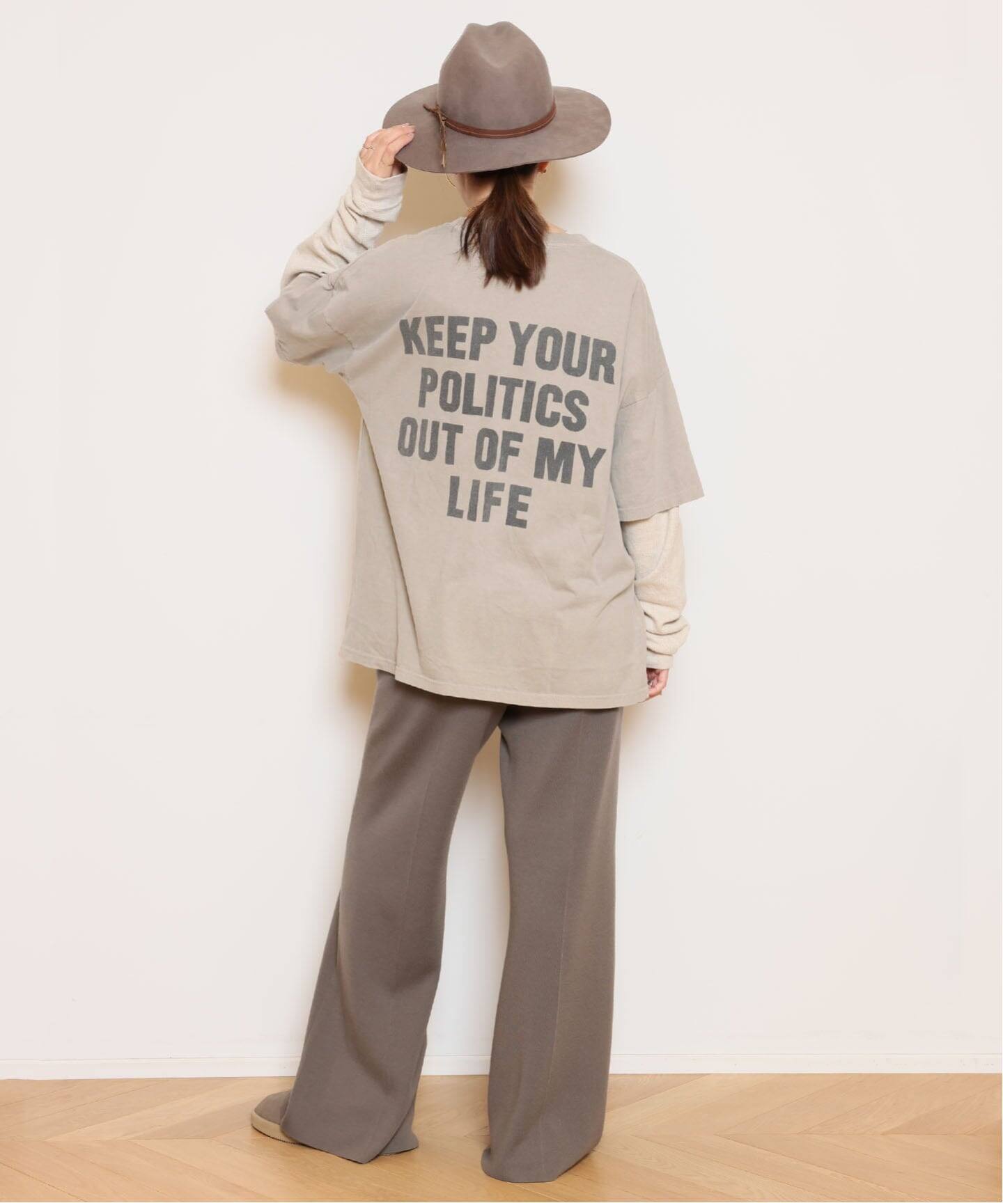 MUSE REMI RELIEF HENLY ロングスリーブ Tシャツ ブラウン REMI RELIEF/レミレリーフ】HENLY ロングスリーブ Tシャツ（T