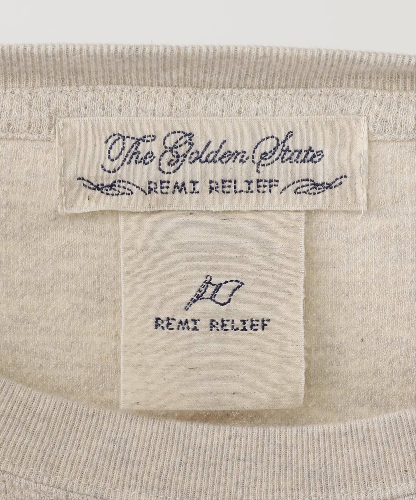 REMI RELIEF/レミレリーフ】ロングスリーブ Tシャツ（Tシャツ