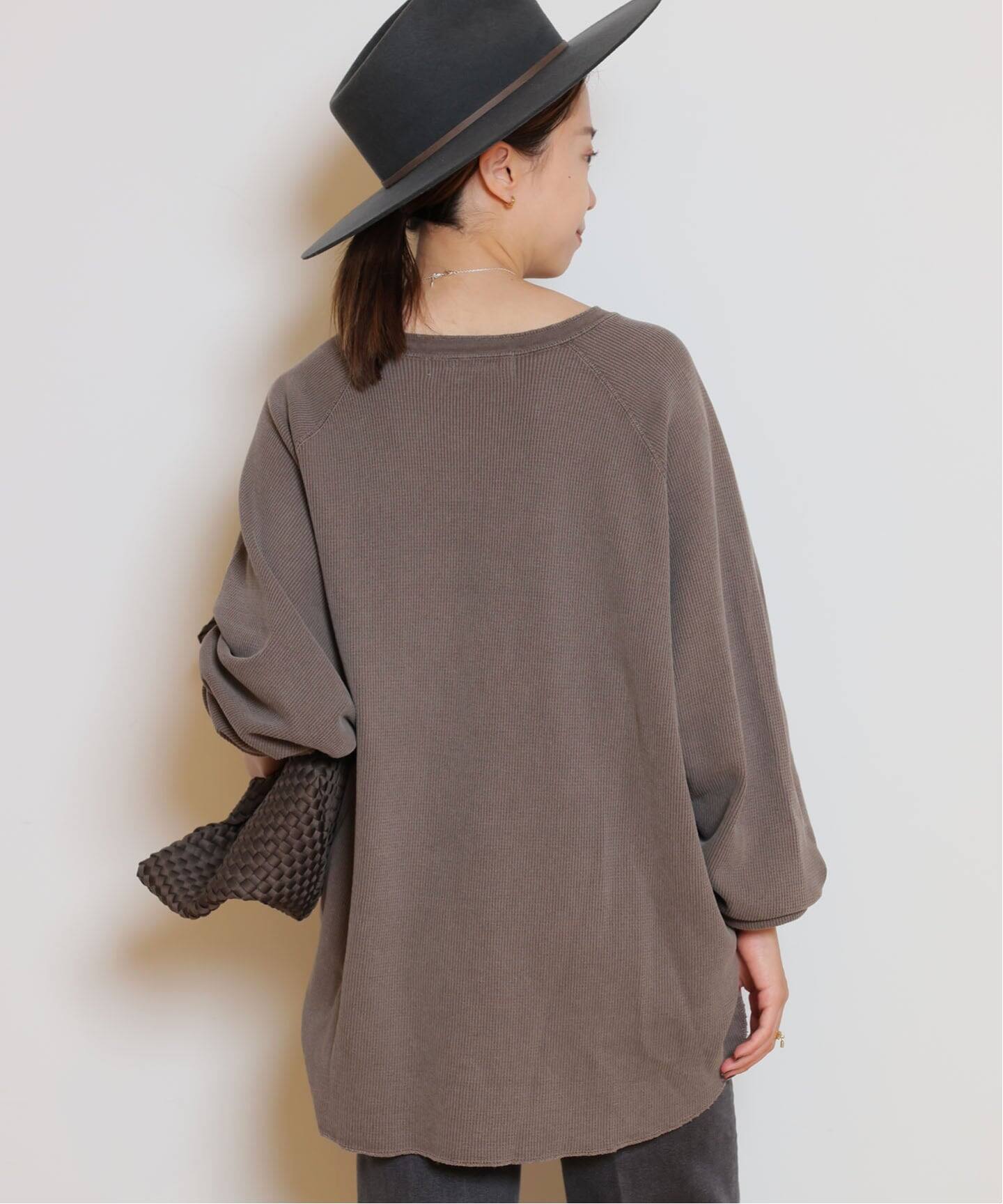 MUSE REMI RELIEF HENLY ロングスリーブ Tシャツ ブラウン REMI RELIEF/レミレリーフ】HENLY ロングスリーブ Tシャツ(T