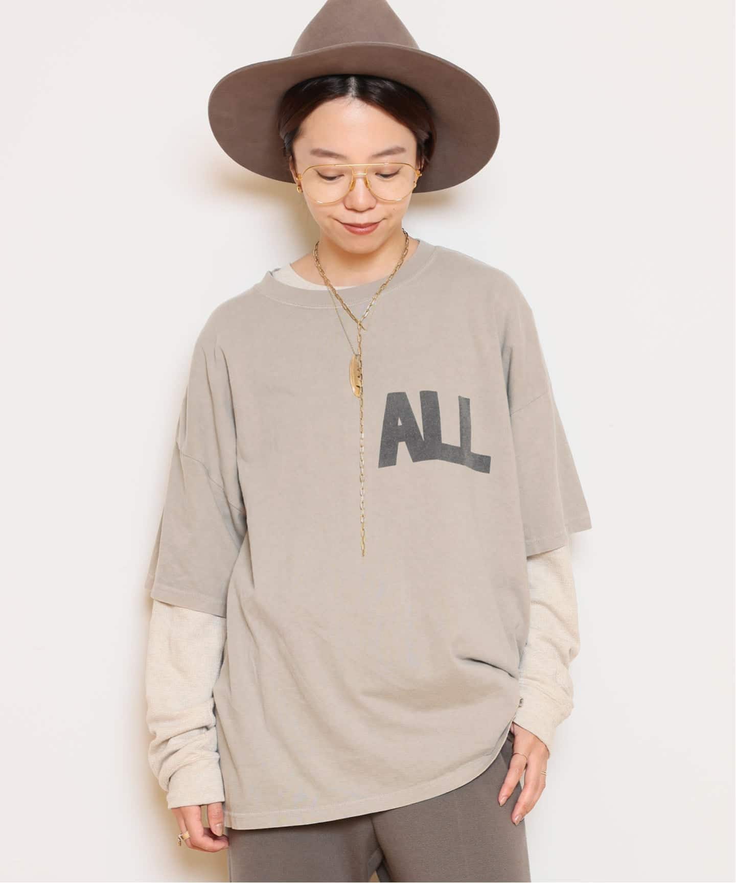 REMI RELIEF/レミレリーフ】BACK PRINT Tシャツ（Tシャツ／カットソー