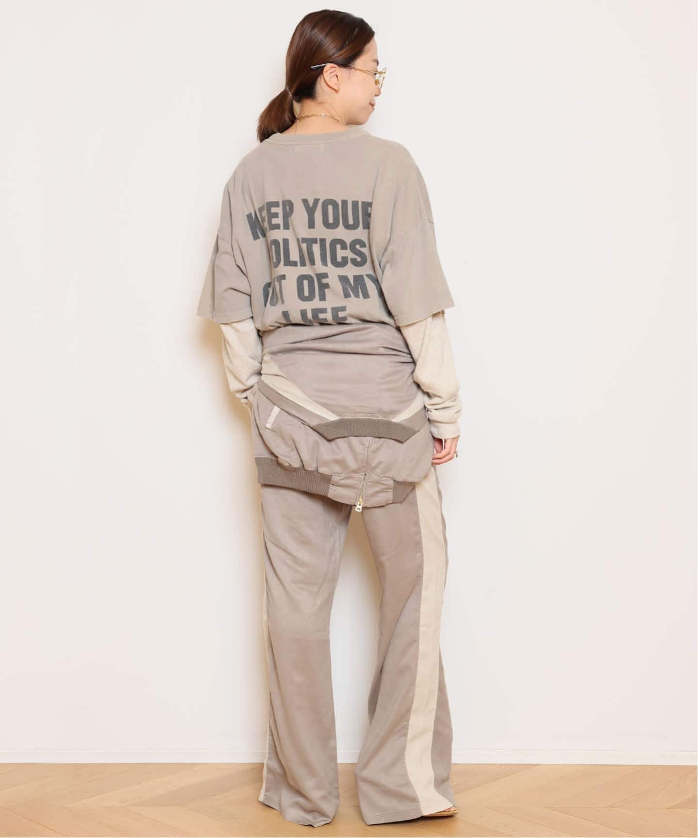 REMI RELIEF/レミレリーフ】BACK PRINT Tシャツ（Tシャツ／カットソー