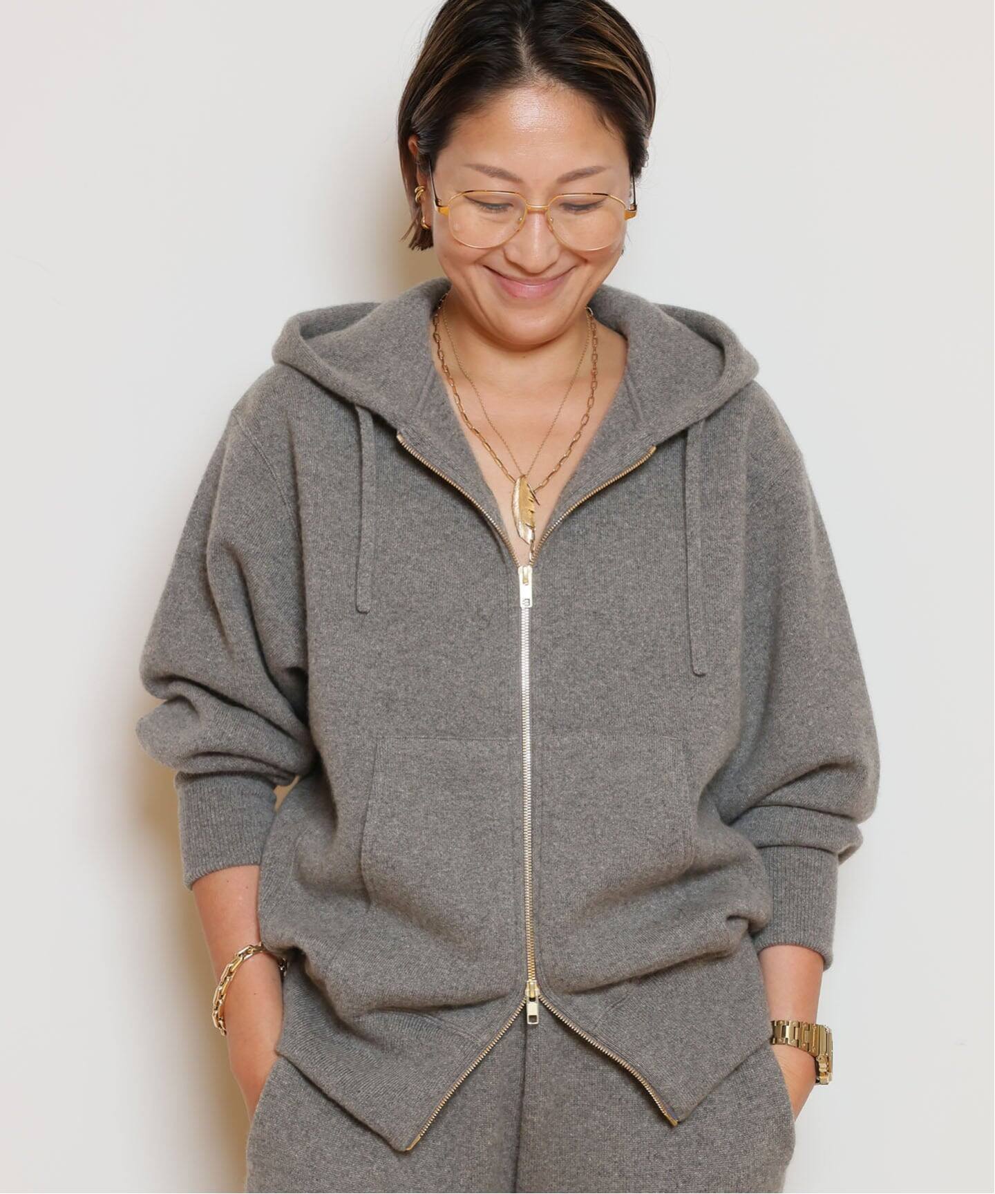 HERILL/ヘリル】GCtwist zip-up フーディ（パーカー）｜MUSE de