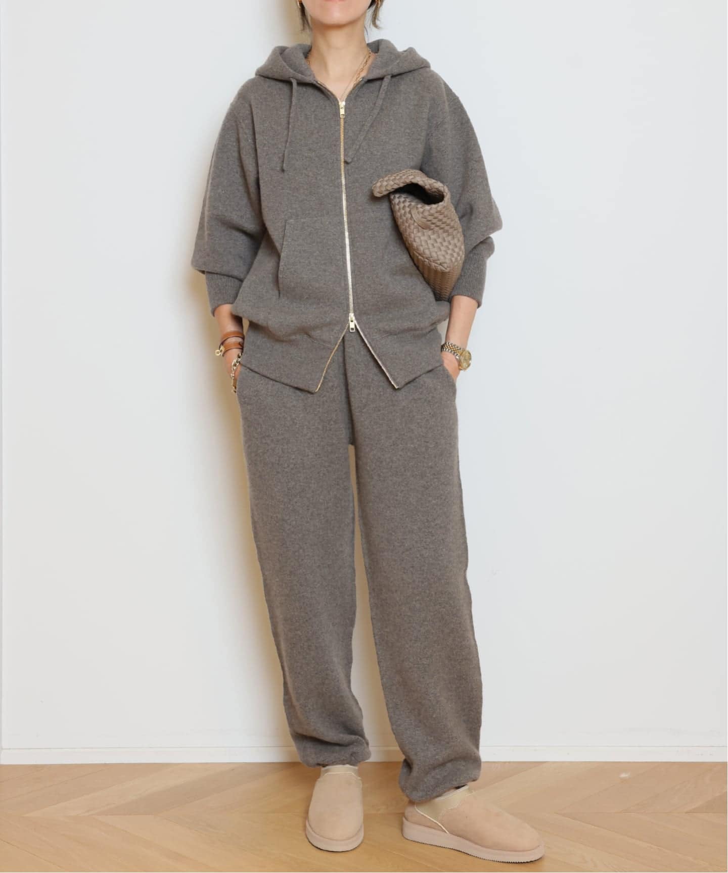 HERILL/ヘリル】GCtwist zip-up フーディ（パーカー）｜MUSE de