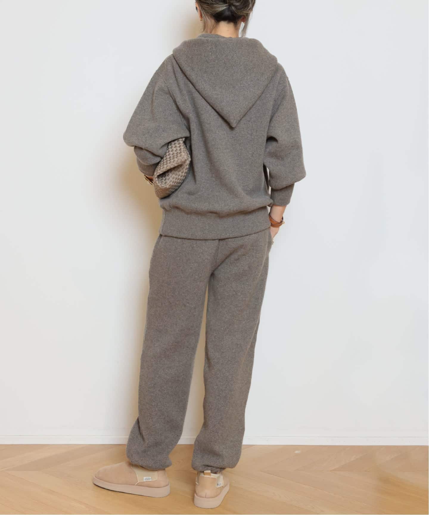 Herill Hoodedニットパーカー HERILL Linen Cotton Hooded(Black)【ユニセックス】 - BAZAAR by GIFT